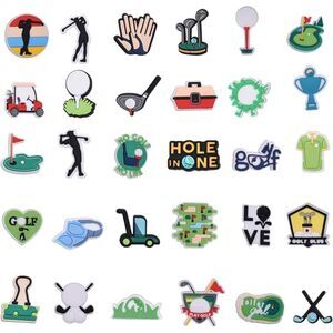 30‎ Pcs Golf Shoe Charms Sports Golf Shoe (3902)